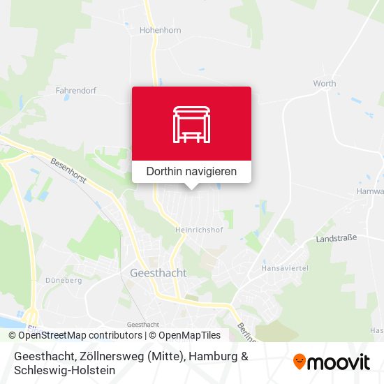 Geesthacht, Zöllnersweg (Mitte) Karte