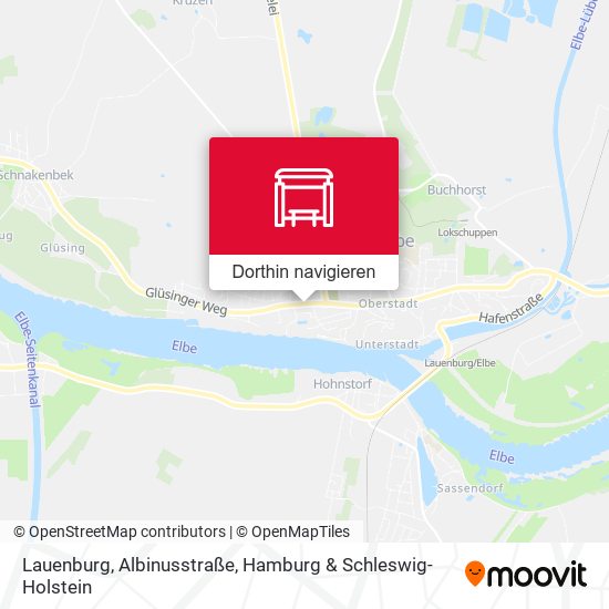 Lauenburg, Albinusstraße Karte