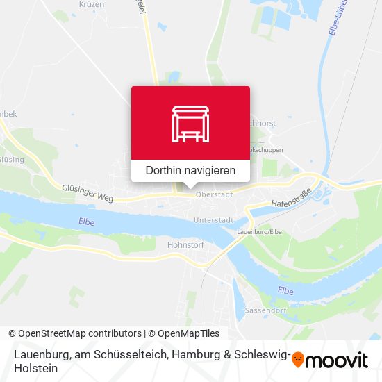 Lauenburg, am Schüsselteich Karte