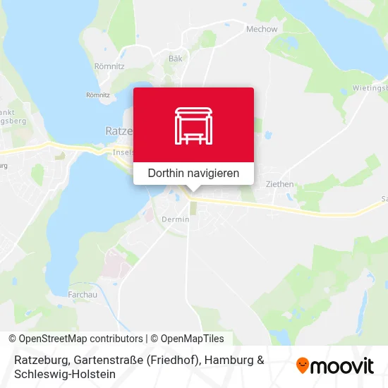 Ratzeburg, Gartenstraße (Friedhof) Karte