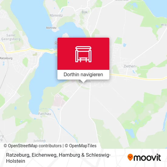 Ratzeburg, Eichenweg Karte