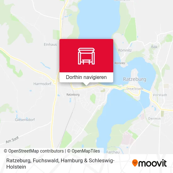 Ratzeburg, Fuchswald Karte