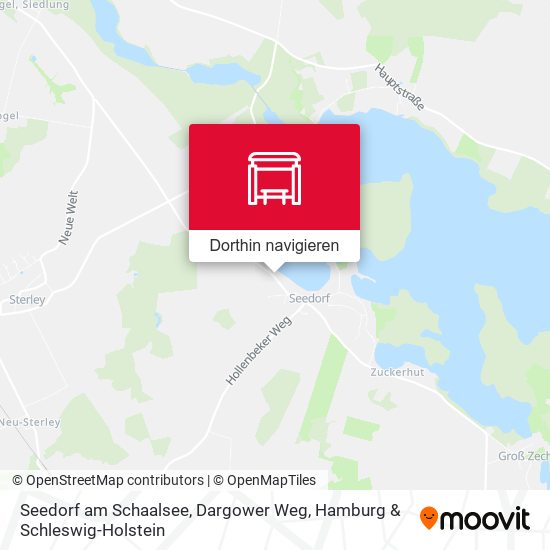 Seedorf am Schaalsee, Dargower Weg Karte