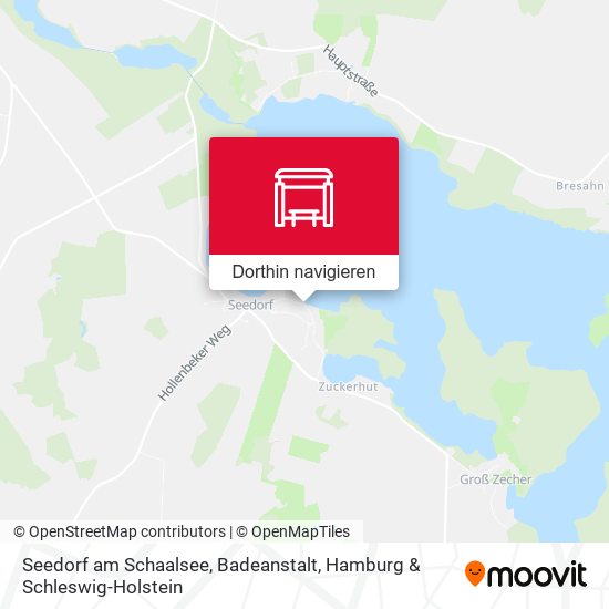 Seedorf am Schaalsee, Badeanstalt Karte