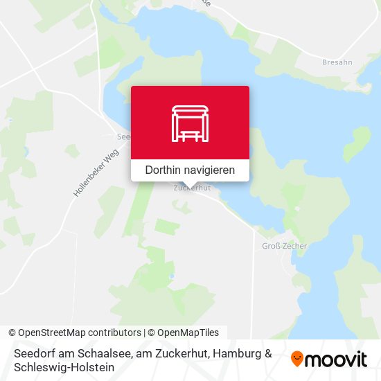 Seedorf am Schaalsee, am Zuckerhut Karte