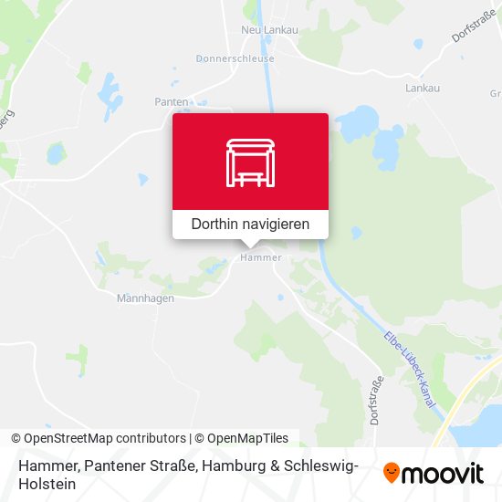 Hammer, Pantener Straße Karte