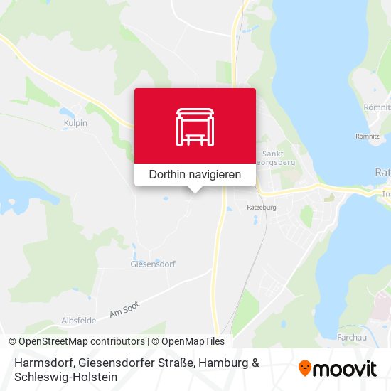 Harmsdorf, Giesensdorfer Straße Karte