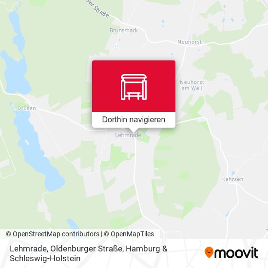 Lehmrade, Oldenburger Straße Karte