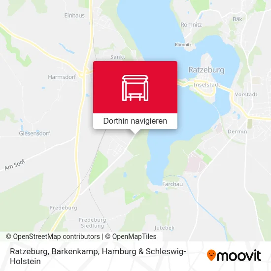 Ratzeburg, Barkenkamp Karte