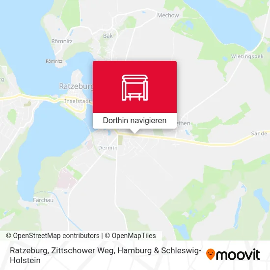 Ratzeburg, Zittschower Weg Karte