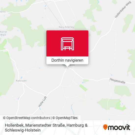Hollenbek, Marienstedter Straße Karte