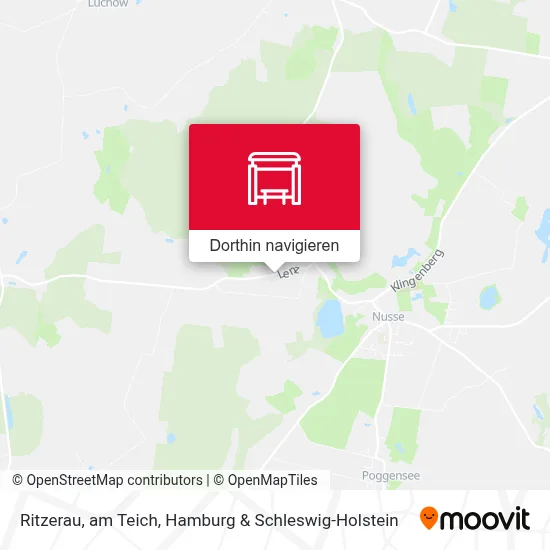 Ritzerau, am Teich Karte