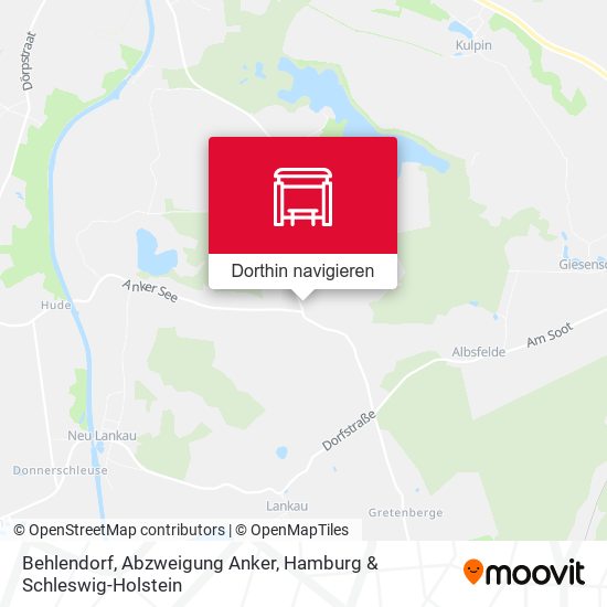 Behlendorf, Abzweigung Anker Karte