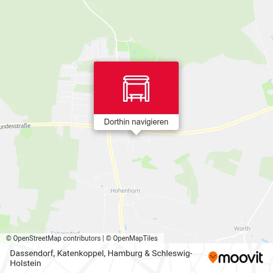 Dassendorf, Katenkoppel Karte