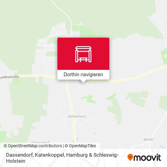 Dassendorf, Katenkoppel Karte