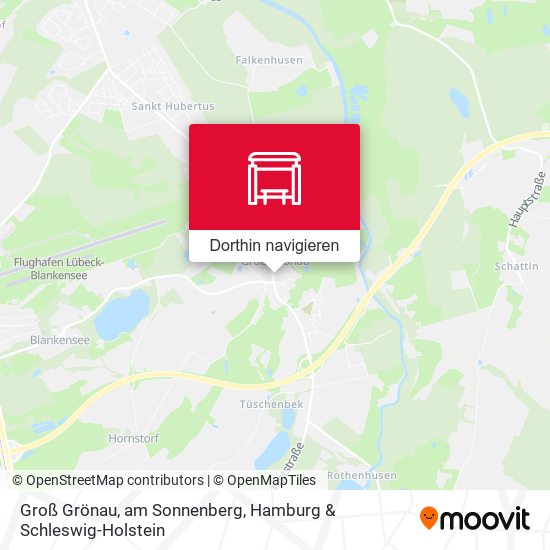 Groß Grönau, am Sonnenberg Karte