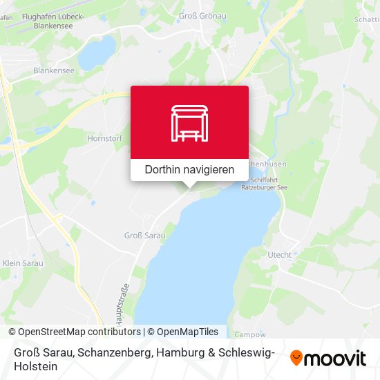 Groß Sarau, Schanzenberg Karte