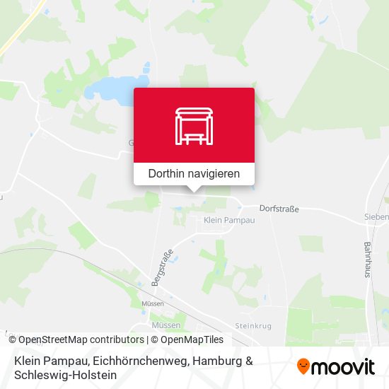 Klein Pampau, Eichhörnchenweg Karte