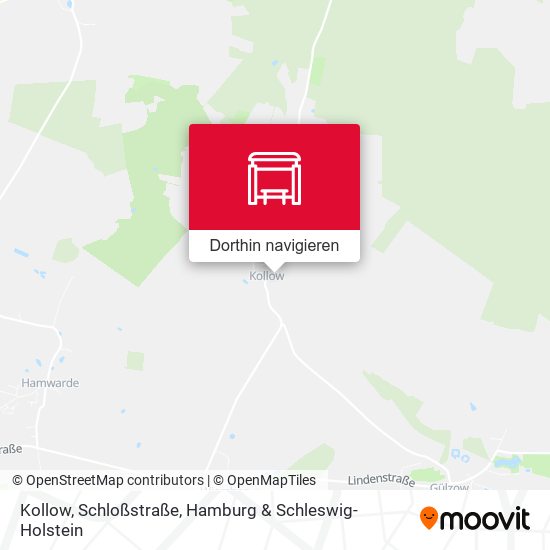 Kollow, Schloßstraße Karte