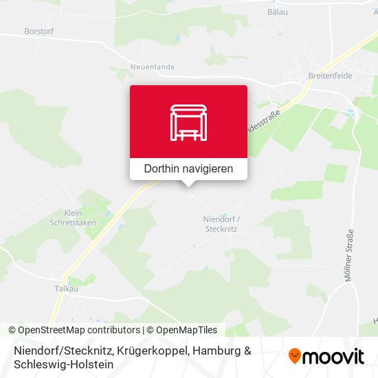 Niendorf / Stecknitz, Krügerkoppel Karte