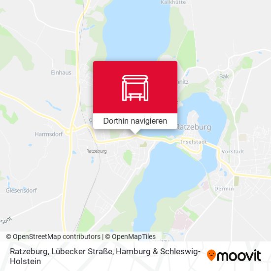 Ratzeburg, Lübecker Straße Karte