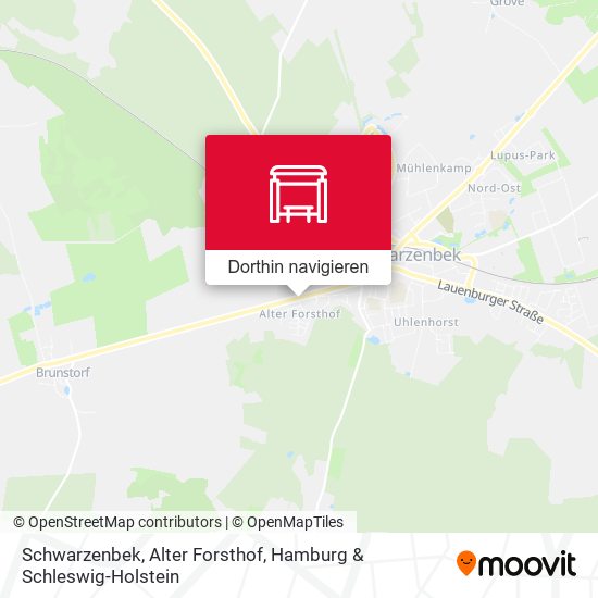 Schwarzenbek, Alter Forsthof Karte