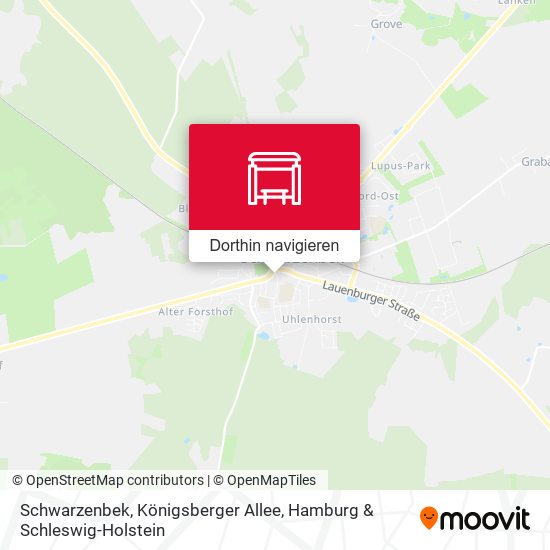 Schwarzenbek, Königsberger Allee Karte