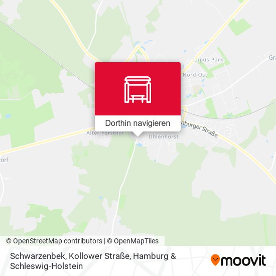 Schwarzenbek, Kollower Straße Karte