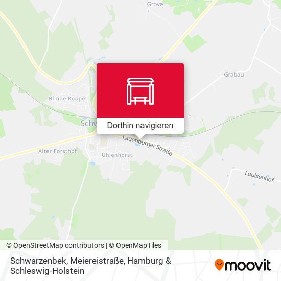 Schwarzenbek, Meiereistraße Karte