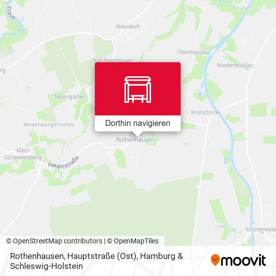 Rothenhausen, Hauptstraße (Ost) Karte