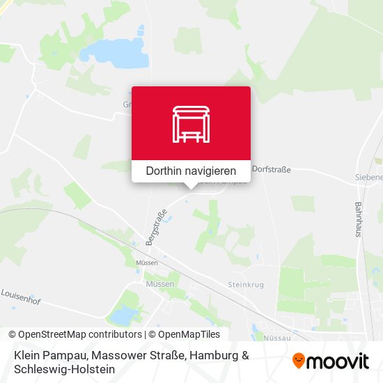 Klein Pampau, Massower Straße Karte