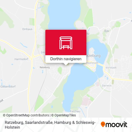 Ratzeburg, Saarlandstraße Karte
