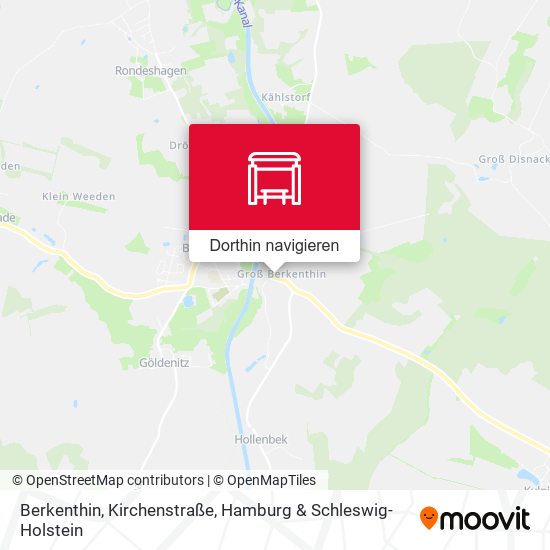 Berkenthin, Kirchenstraße Karte