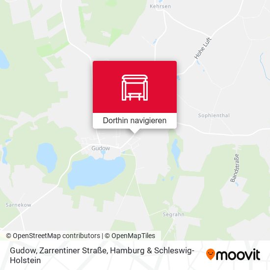 Gudow, Zarrentiner Straße Karte