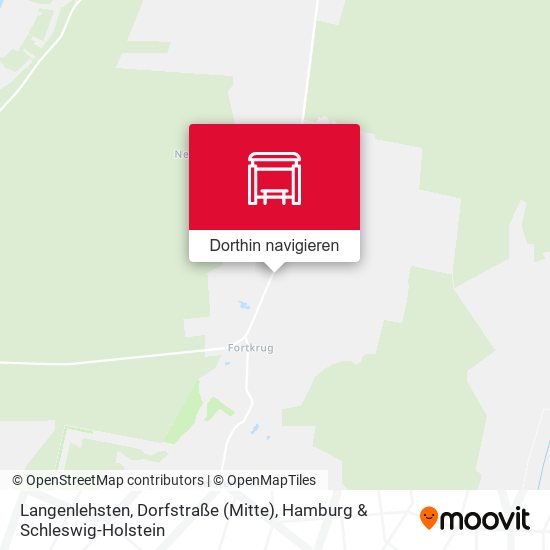 Langenlehsten, Dorfstraße (Mitte) Karte