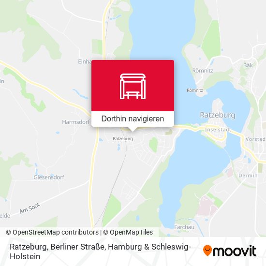 Ratzeburg, Berliner Straße Karte