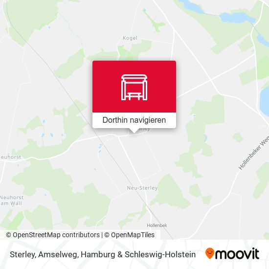 Sterley, Amselweg Karte