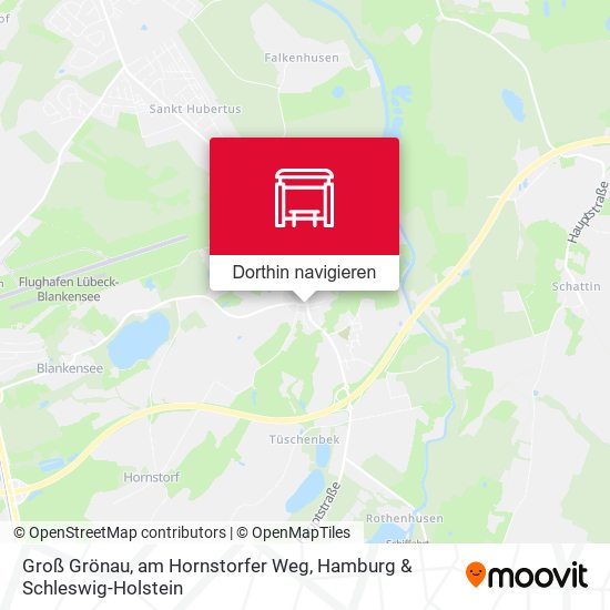 Groß Grönau, am Hornstorfer Weg Karte