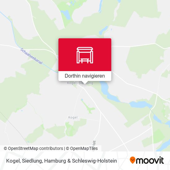 Kogel, Siedlung Karte