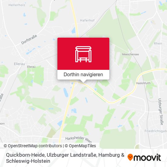 Quickborn-Heide, Ulzburger Landstraße Karte