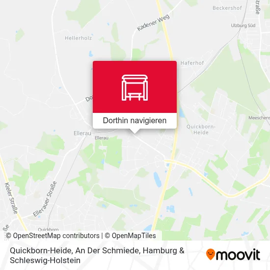 Quickborn-Heide, An Der Schmiede Karte