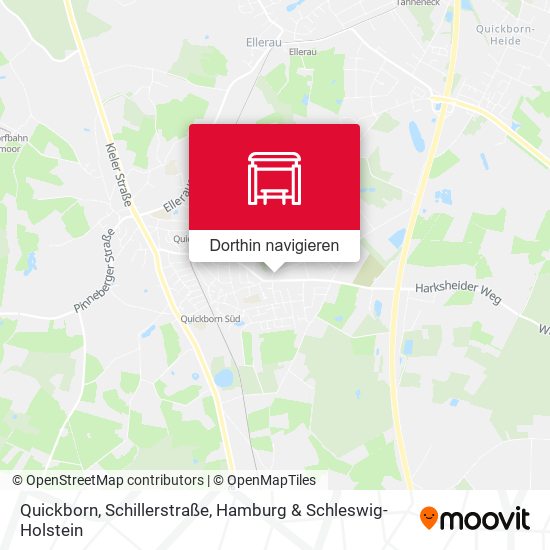 Quickborn, Schillerstraße Karte