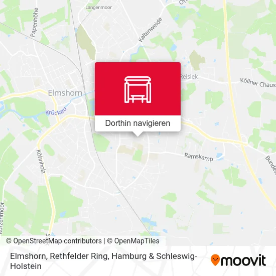 Elmshorn, Rethfelder Ring Karte