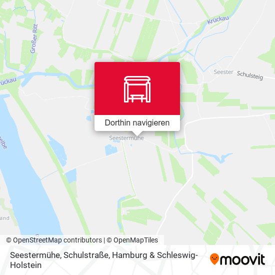 Seestermühe, Schulstraße Karte
