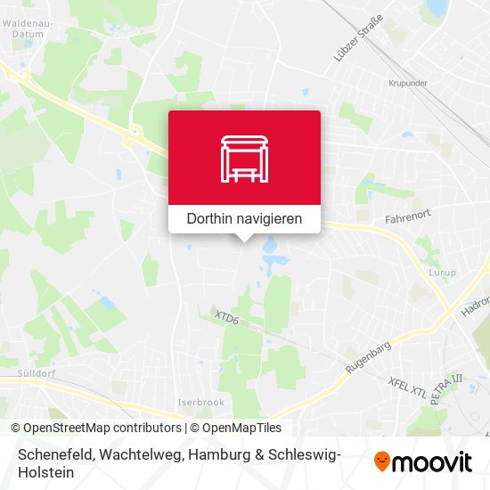 Schenefeld, Wachtelweg Karte