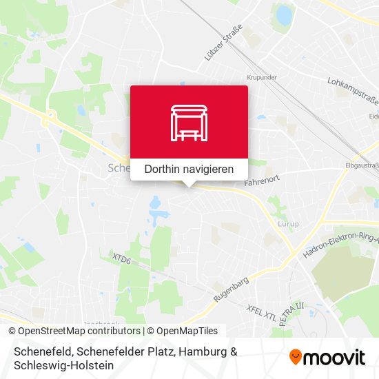 Schenefeld, Schenefelder Platz Karte