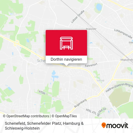 Schenefeld, Schenefelder Platz Karte