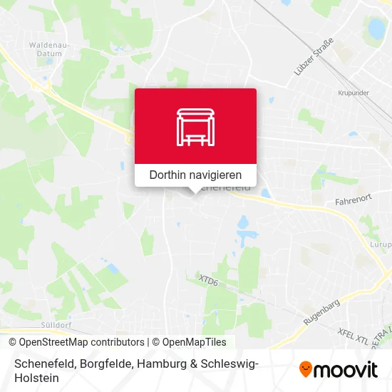 Schenefeld, Borgfelde Karte