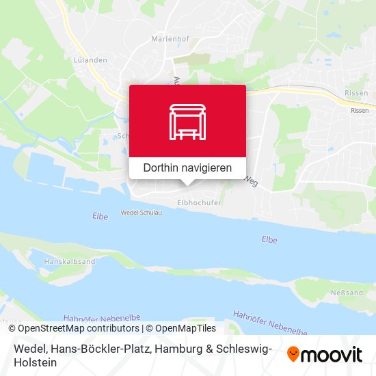 Wedel, Hans-Böckler-Platz Karte