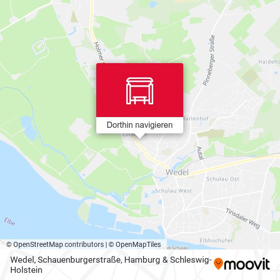 Wedel, Schauenburgerstraße Karte